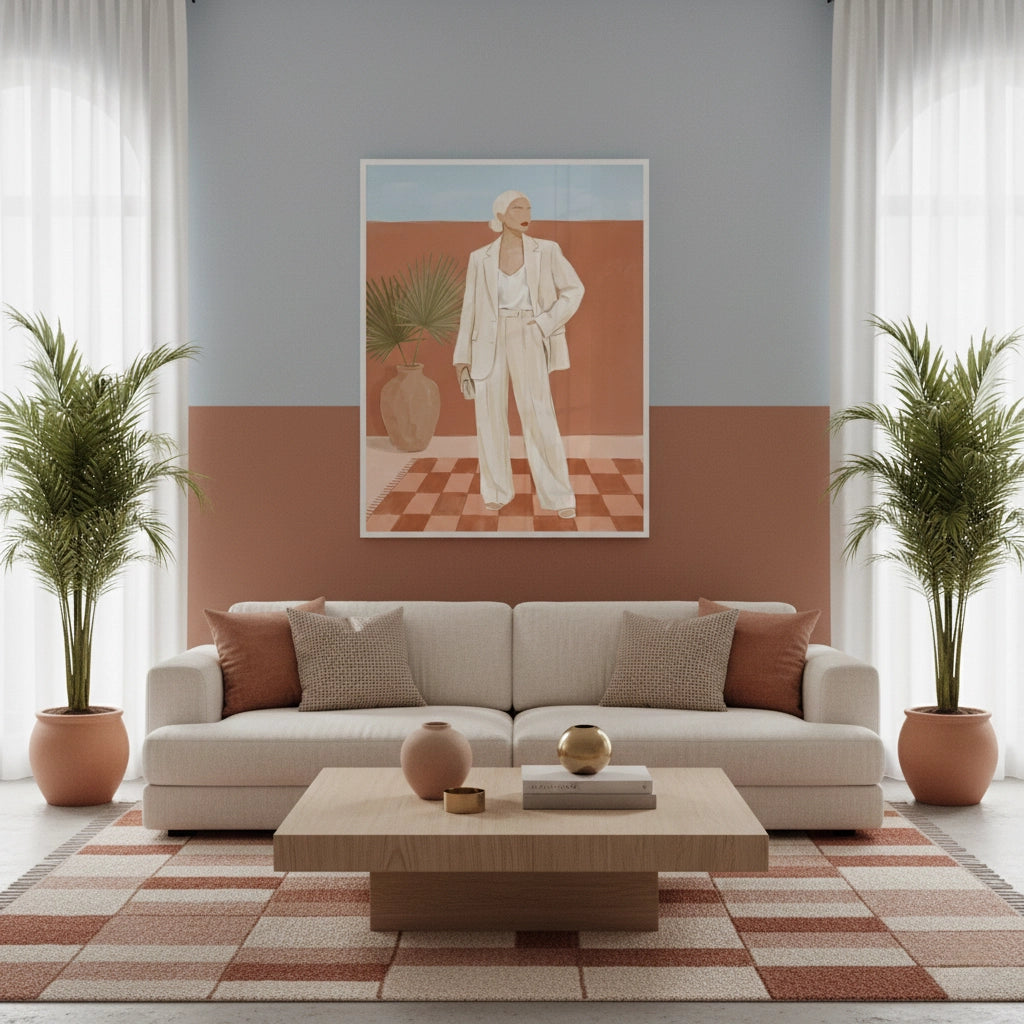 2Boho Fashion Illustration - Fine Art