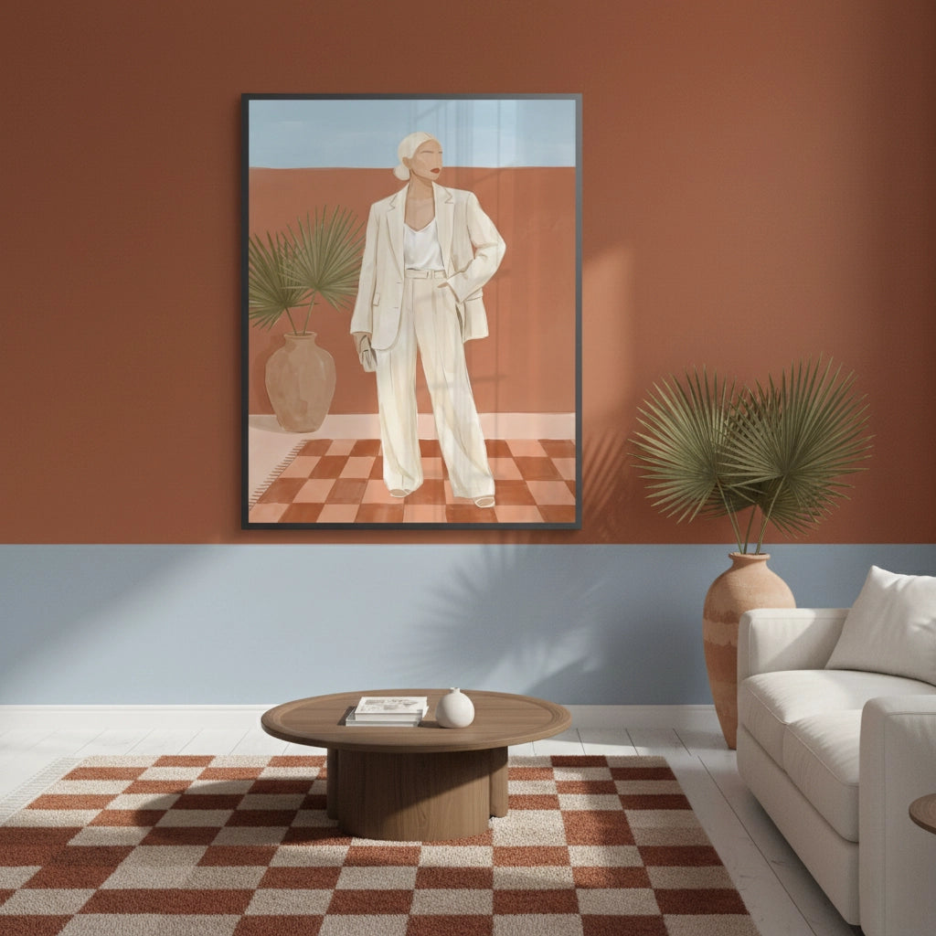 2Boho Fashion Illustration - Fine Art