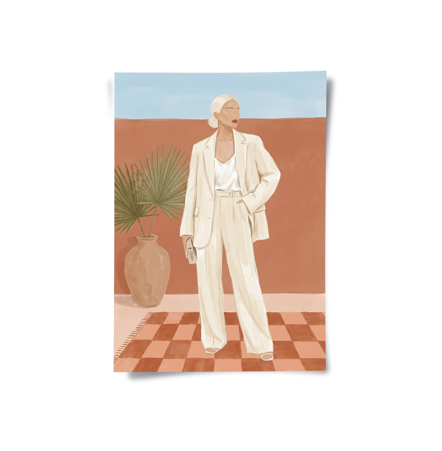 2Boho Fashion Illustration - Poster