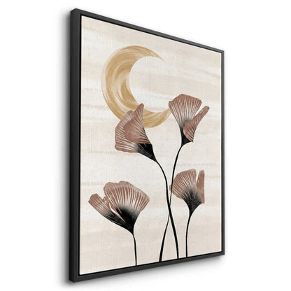 Boho Ginkgo & Moon - Canvas