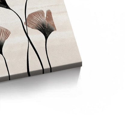 Boho Ginkgo & Moon - Canvas