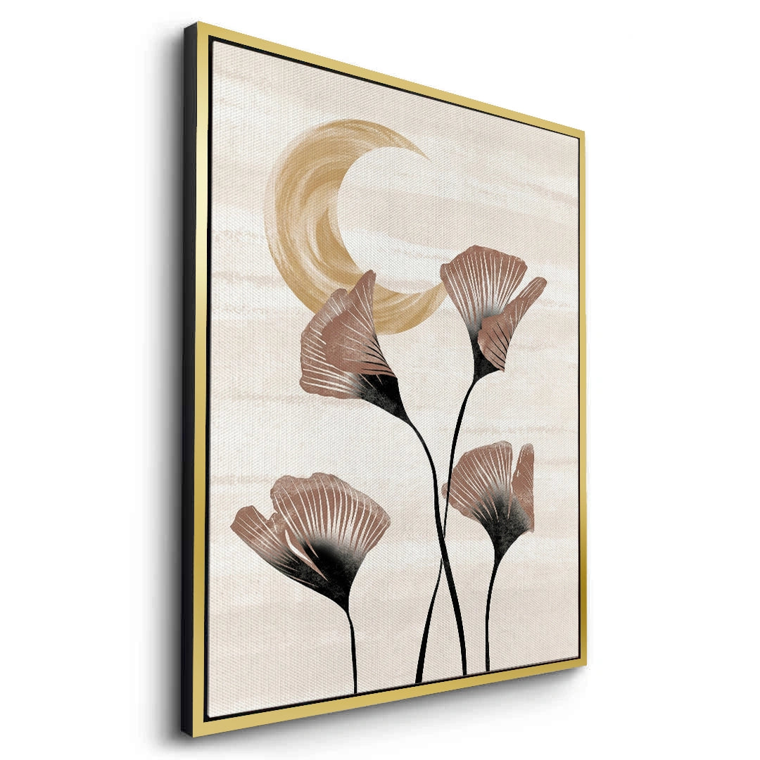 2Boho Ginkgo & Moon - Canvas