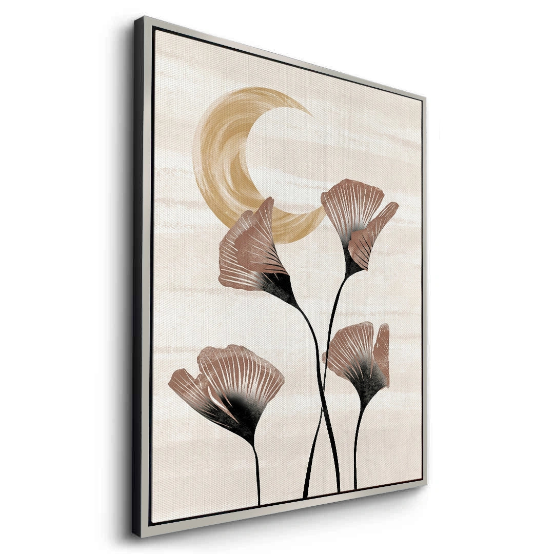 2Boho Ginkgo & Moon - Canvas