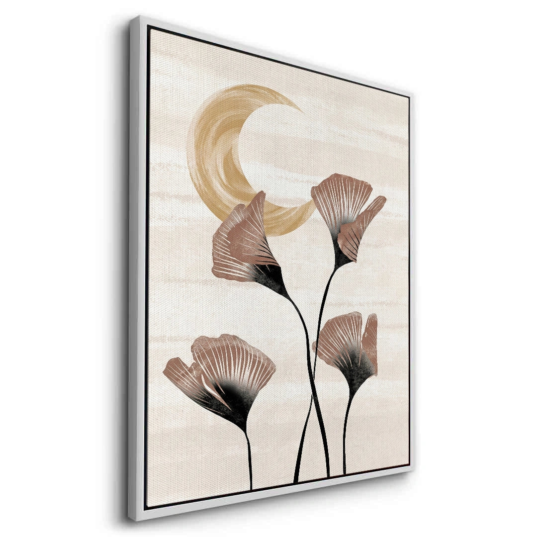 2Boho Ginkgo & Moon - Canvas