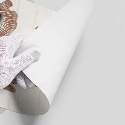 Boho Ginkgo & Moon - Poster