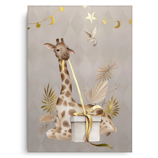 Boho Giraffe  - Canvas