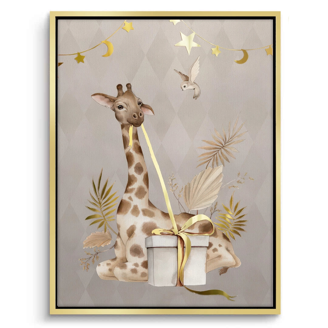 2Boho Giraffe  - Canvas