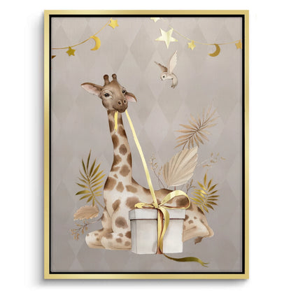 Boho Giraffe  - Canvas