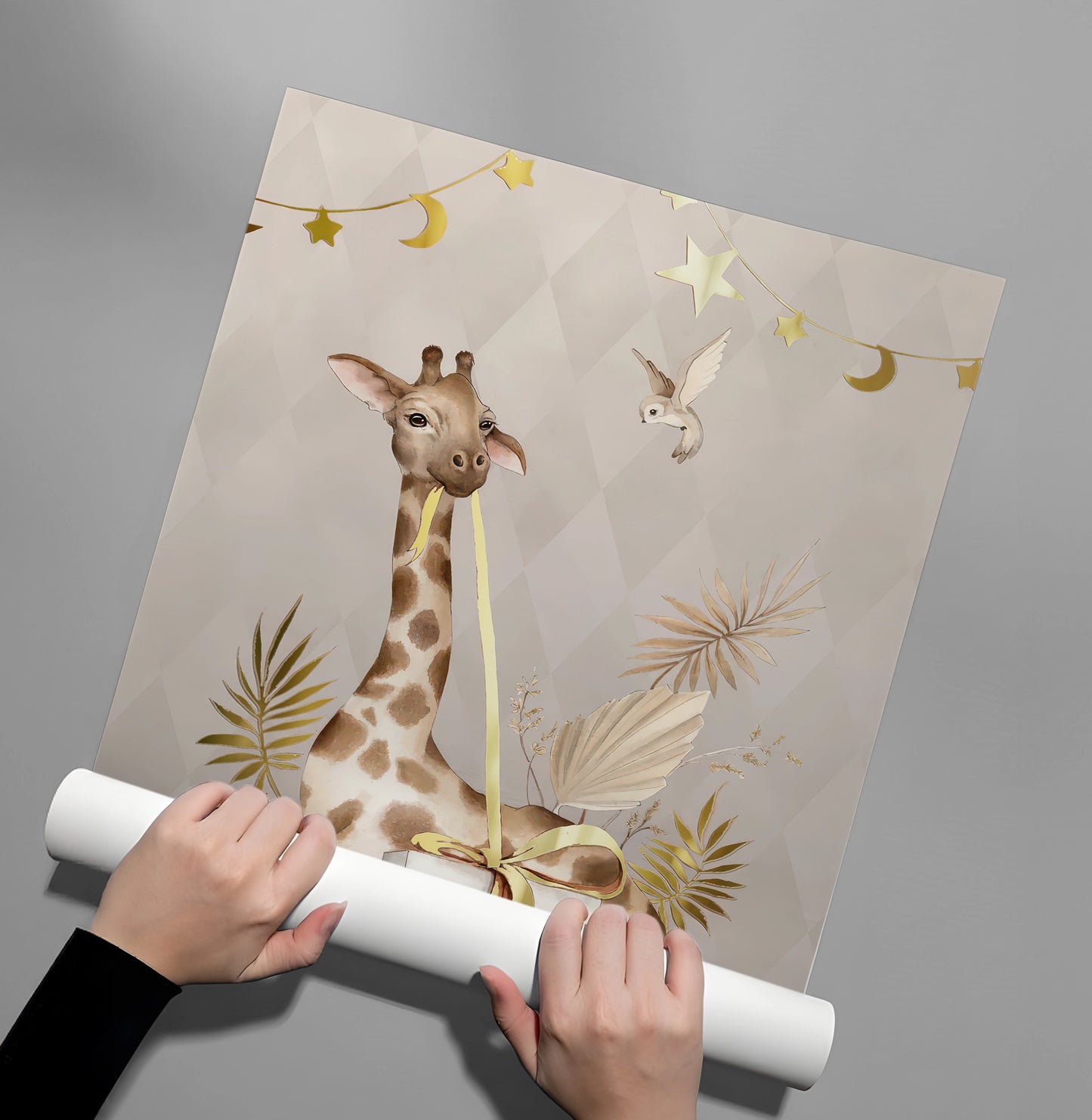 2Boho Giraffe - Poster