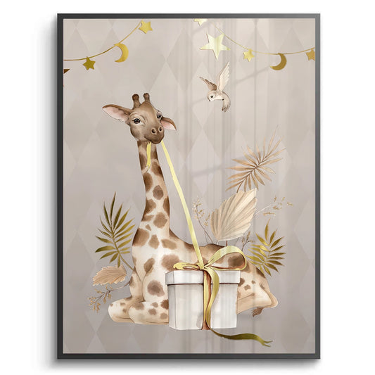 Boho Giraffe  - Fine Art