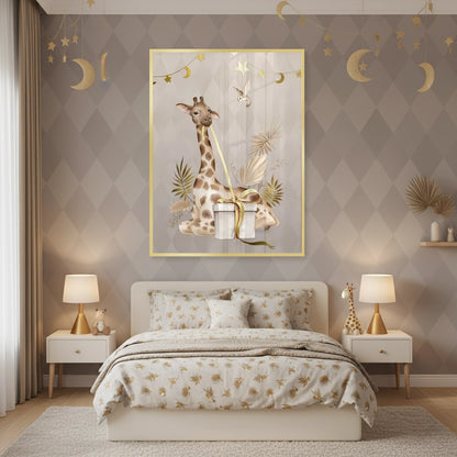 Boho Giraffe  - Fine Art