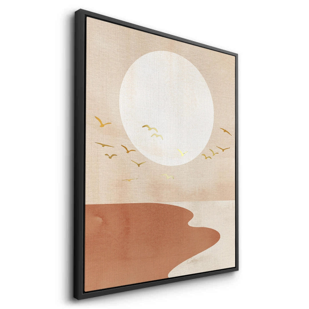 2Boho Gold Birds - Canvas