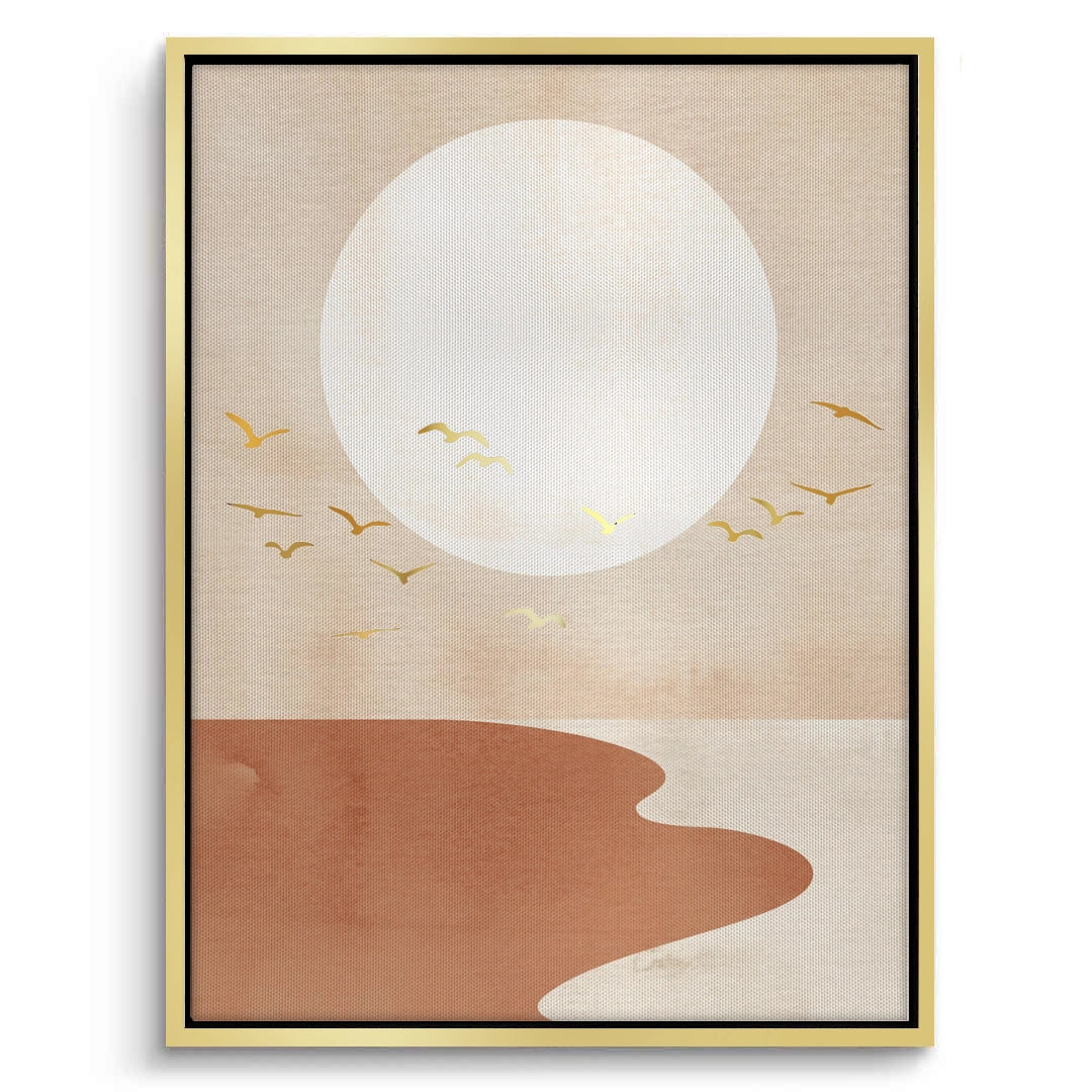 2Boho Gold Birds - Canvas