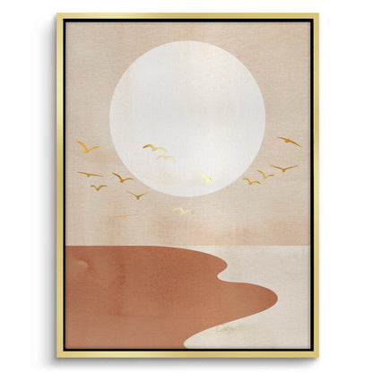 Boho Gold Birds - Canvas