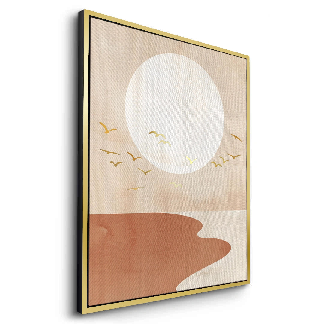 2Boho Gold Birds - Canvas
