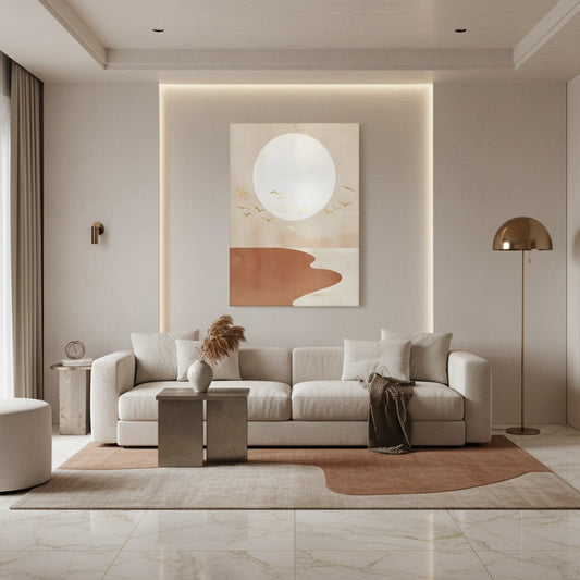 Boho Gold Birds - Canvas