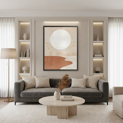 Boho Gold Birds - Canvas