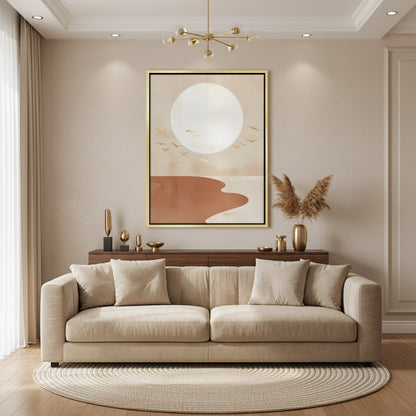 Boho Gold Birds - Canvas