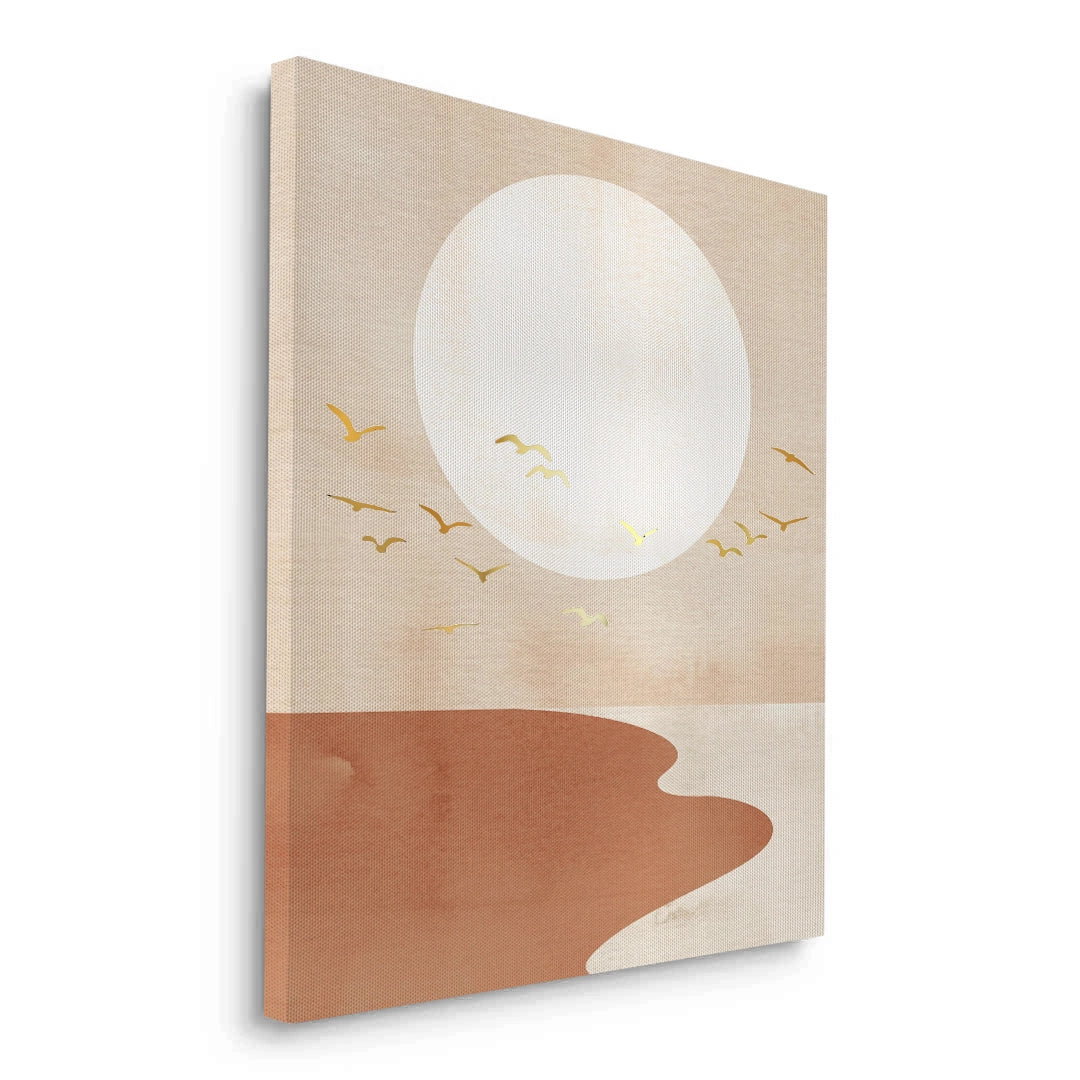 2Boho Gold Birds - Canvas