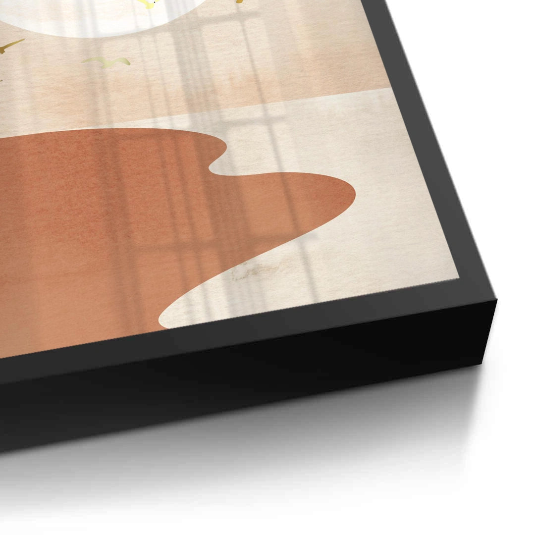 2Boho Gold Birds - Fine Art