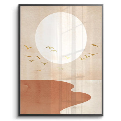 Boho Gold Birds - Fine Art