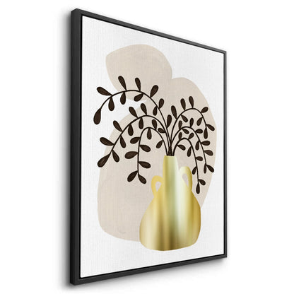 Boho Gold Pot and Vine - Canvas