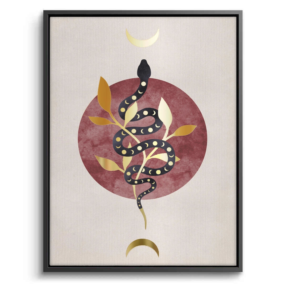 2Boho Gold Snake - Canvas