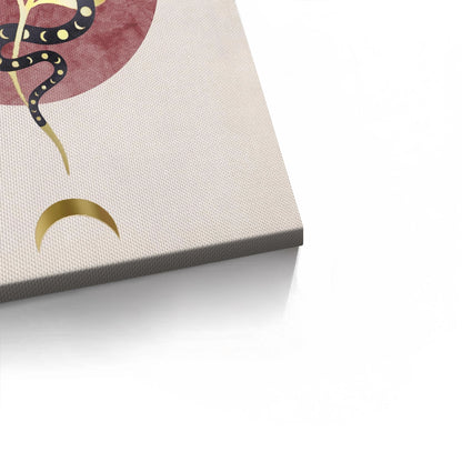 Boho Gold Snake - Canvas