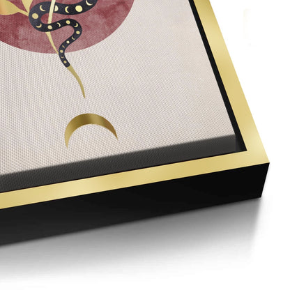 Boho Gold Snake - Canvas