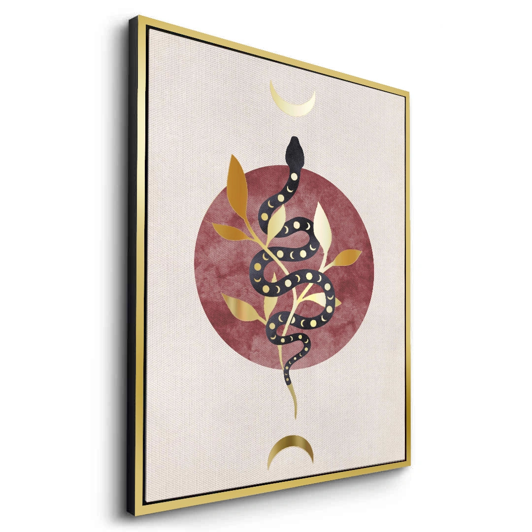 2Boho Gold Snake - Canvas