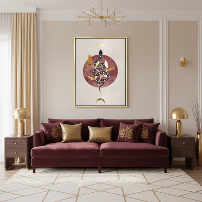 Boho Gold Snake - Canvas