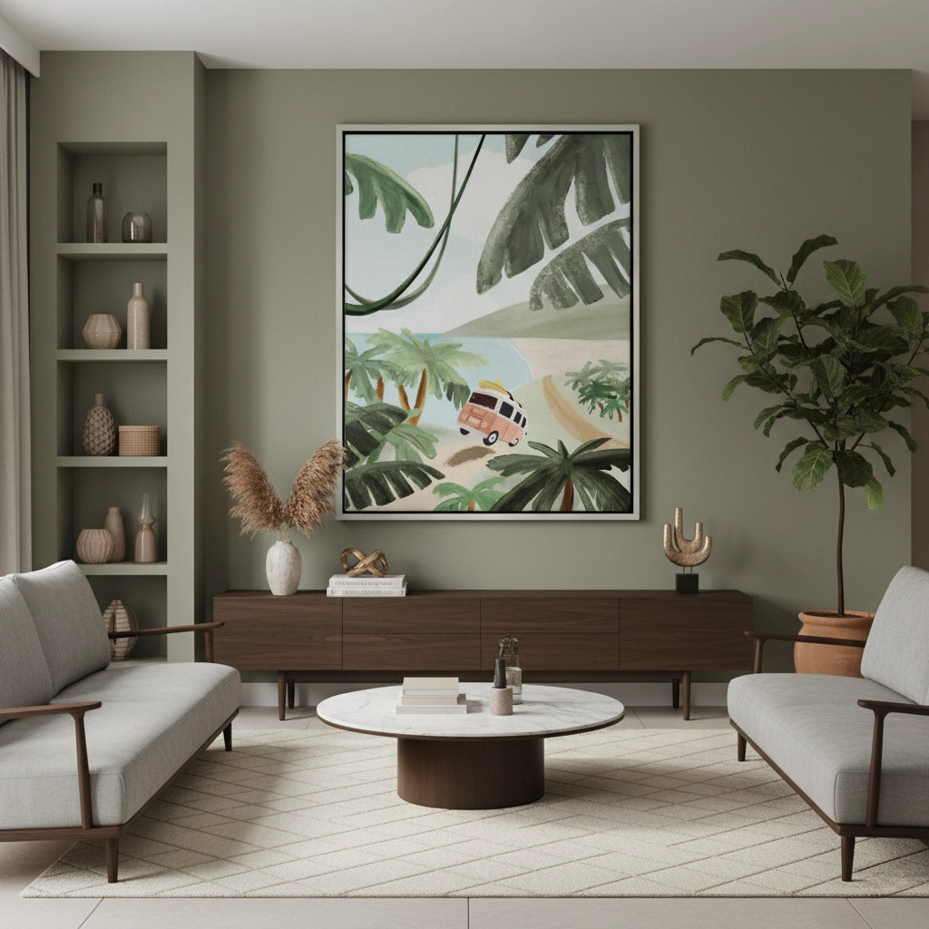 2Boho Jungle Van - Canvas