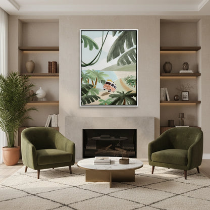Boho Jungle Van - Canvas