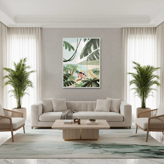 Boho Jungle Van - Fine Art