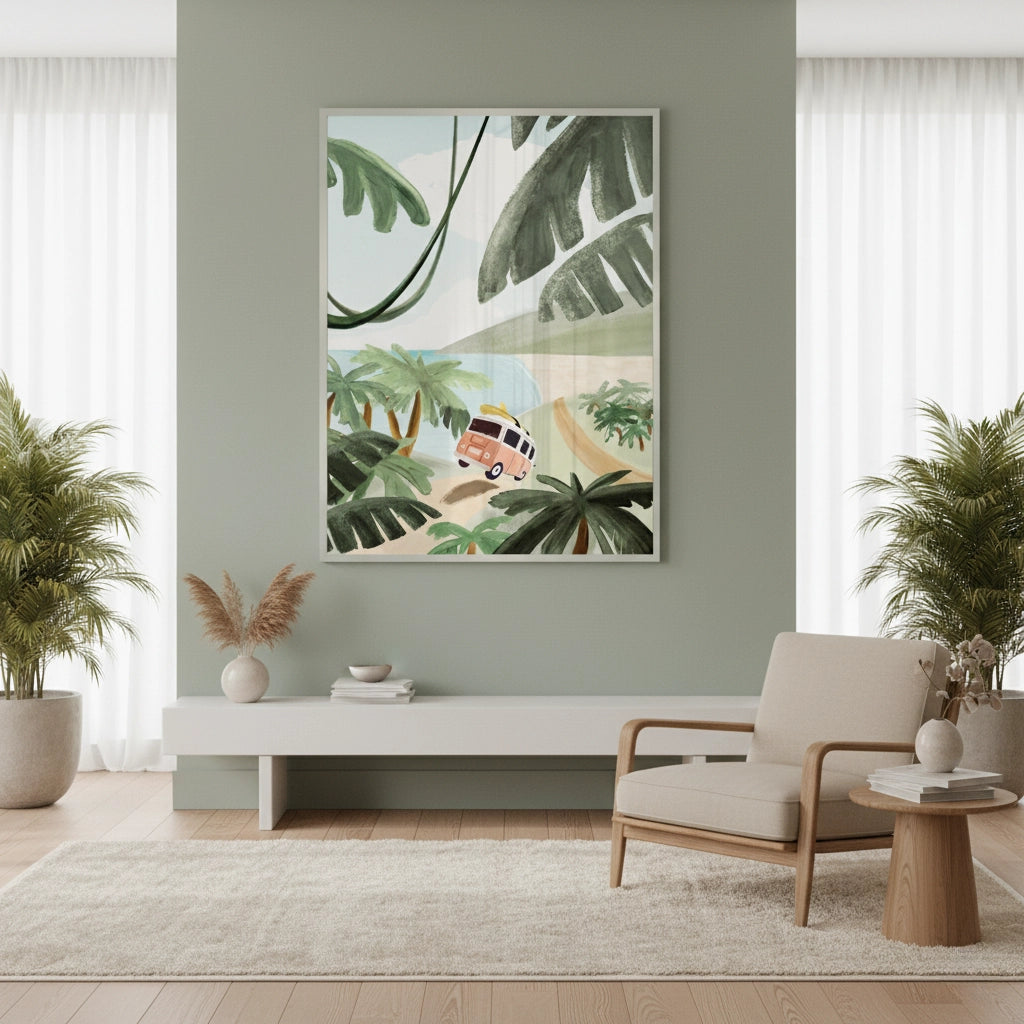 2Boho Jungle Van - Fine Art