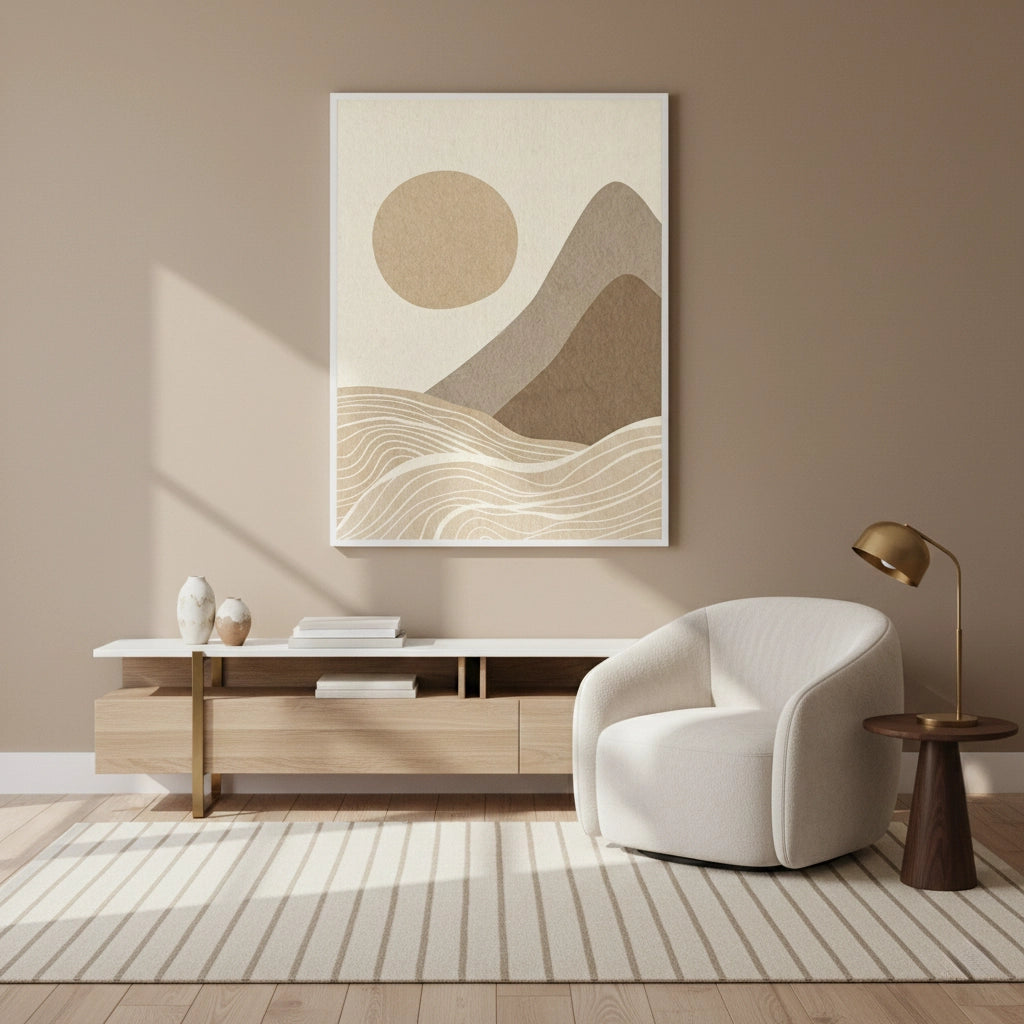 2Boho Minimalist Landscape - Fine Art