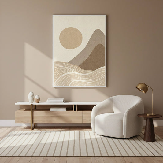 Boho Minimalist Landscape - Fine Art