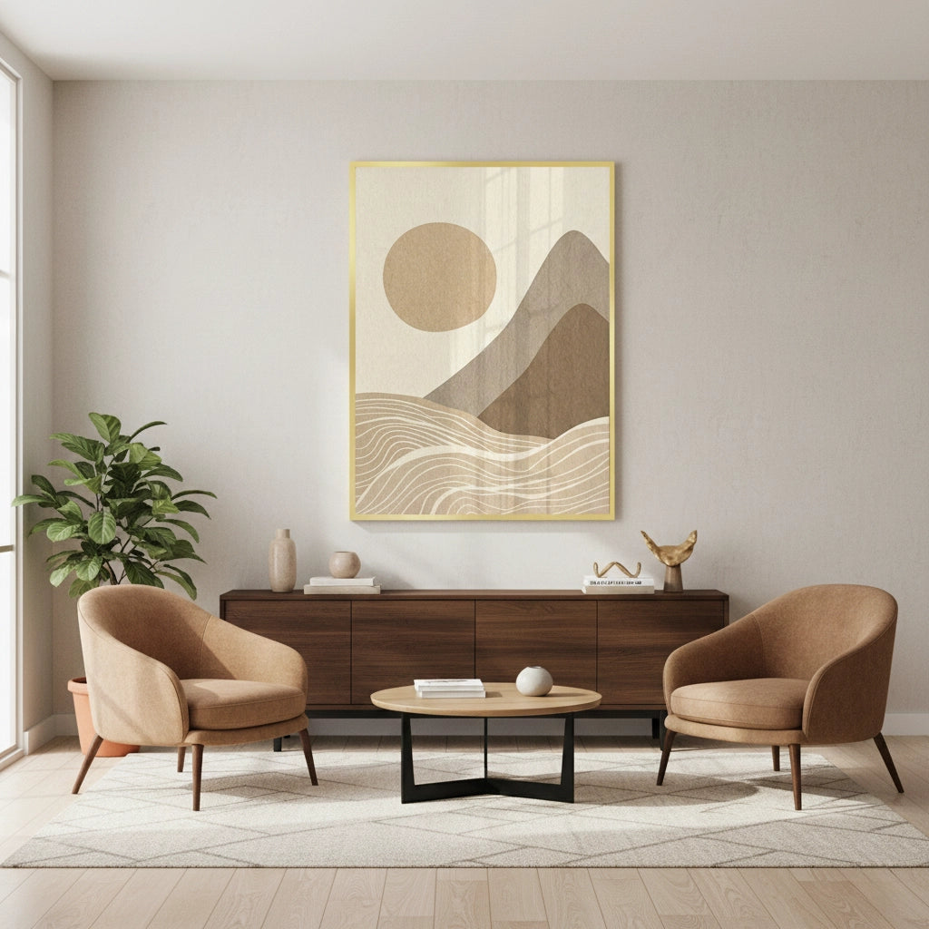 2Boho Minimalist Landscape - Fine Art