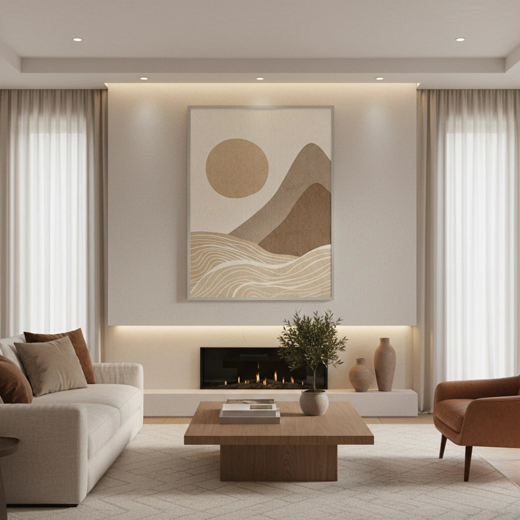2Boho Minimalist Landscape - Fine Art