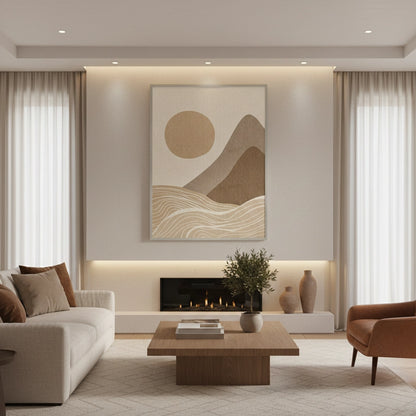 Boho Minimalist Landscape - Fine Art