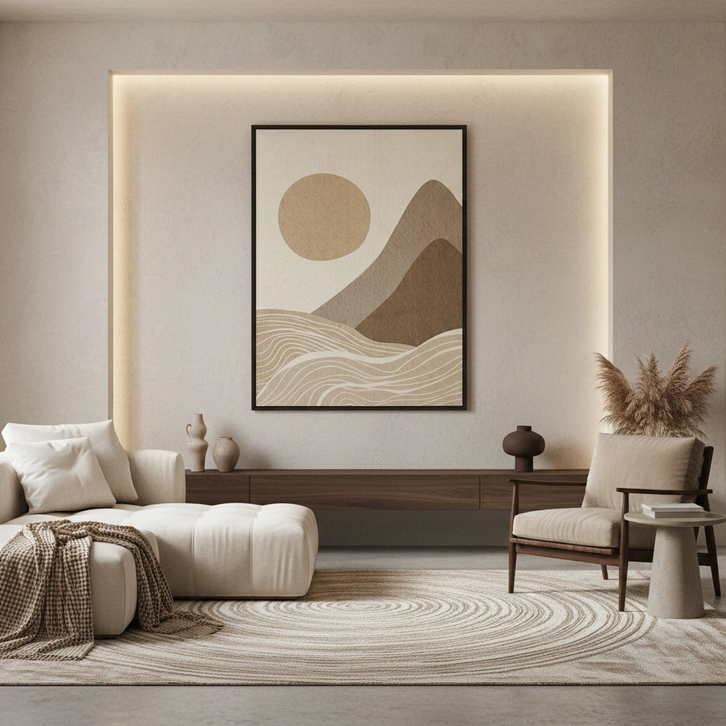 2Boho Minimalist Landscape - Fine Art