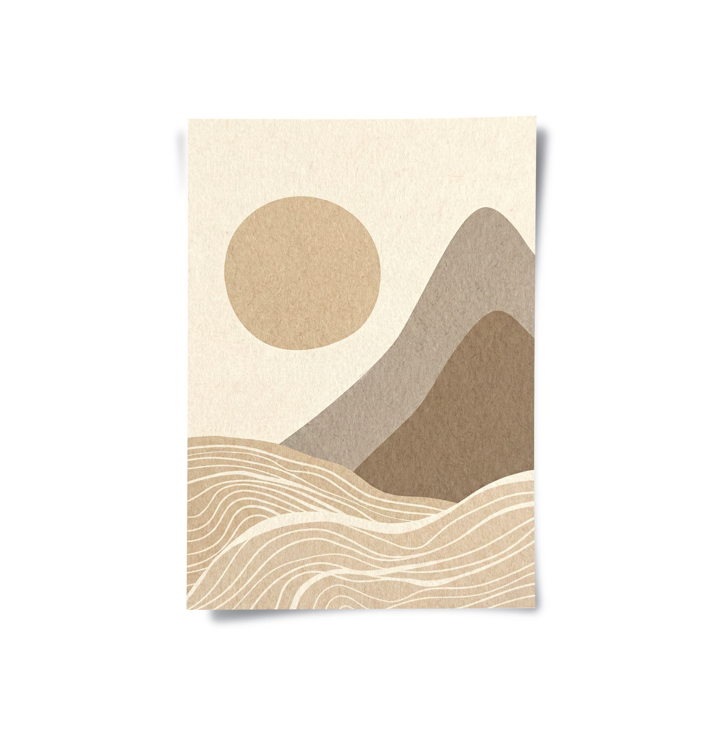 2Boho Minimalist Landscape - Poster