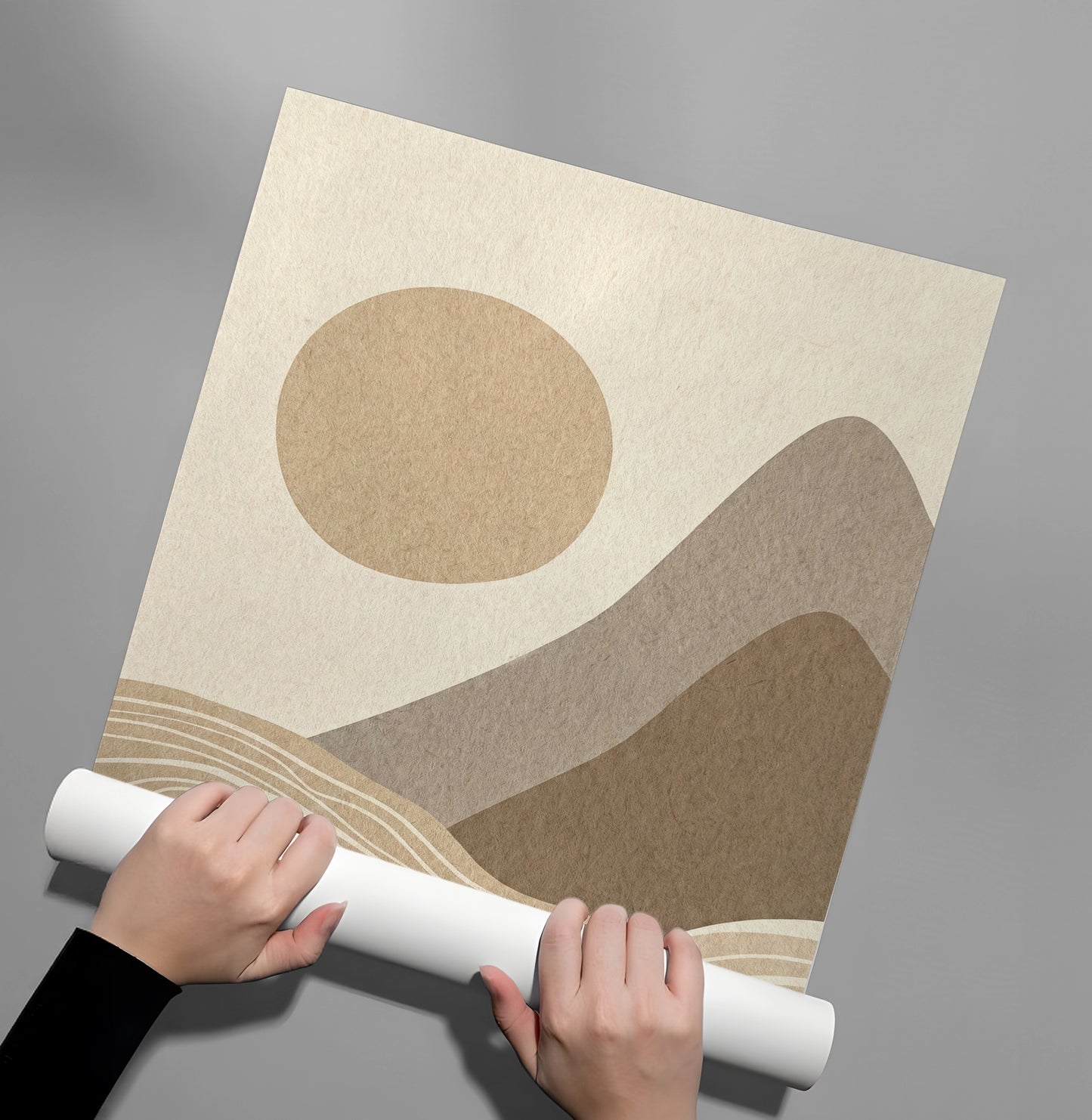 2Boho Minimalist Landscape - Poster