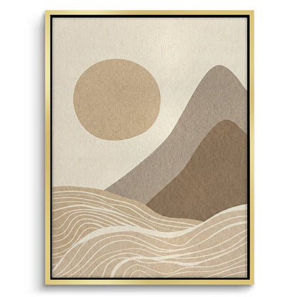 Boho Minimalist Landscape - Canvas