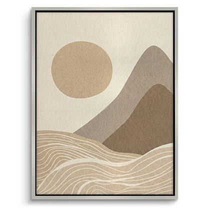 Boho Minimalist Landscape - Canvas