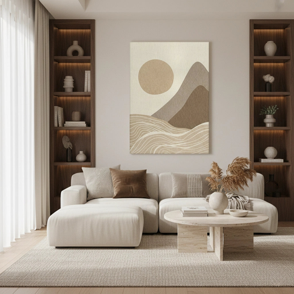 Boho Minimalist Landscape - Canvas