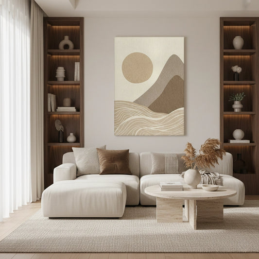 Boho Minimalist Landscape - Canvas