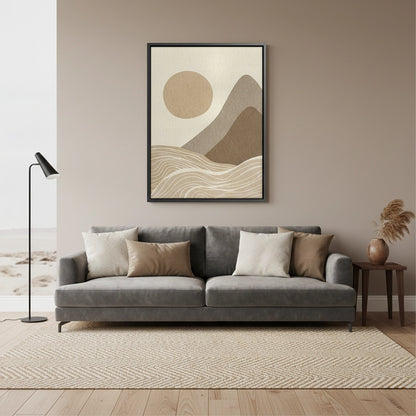 Boho Minimalist Landscape - Canvas