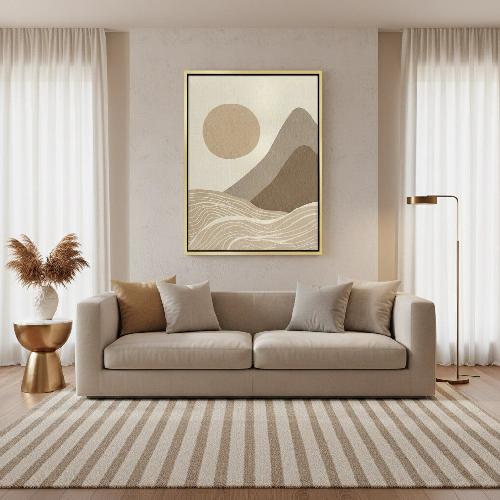 2Boho Minimalist Landscape - Canvas