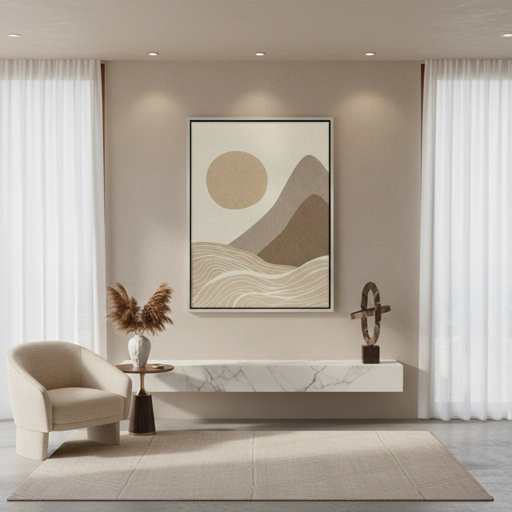 2Boho Minimalist Landscape - Canvas